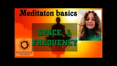 Guided meditation. Space & Frequency basics / Beginners meditation. Plus Orbs at 0:50