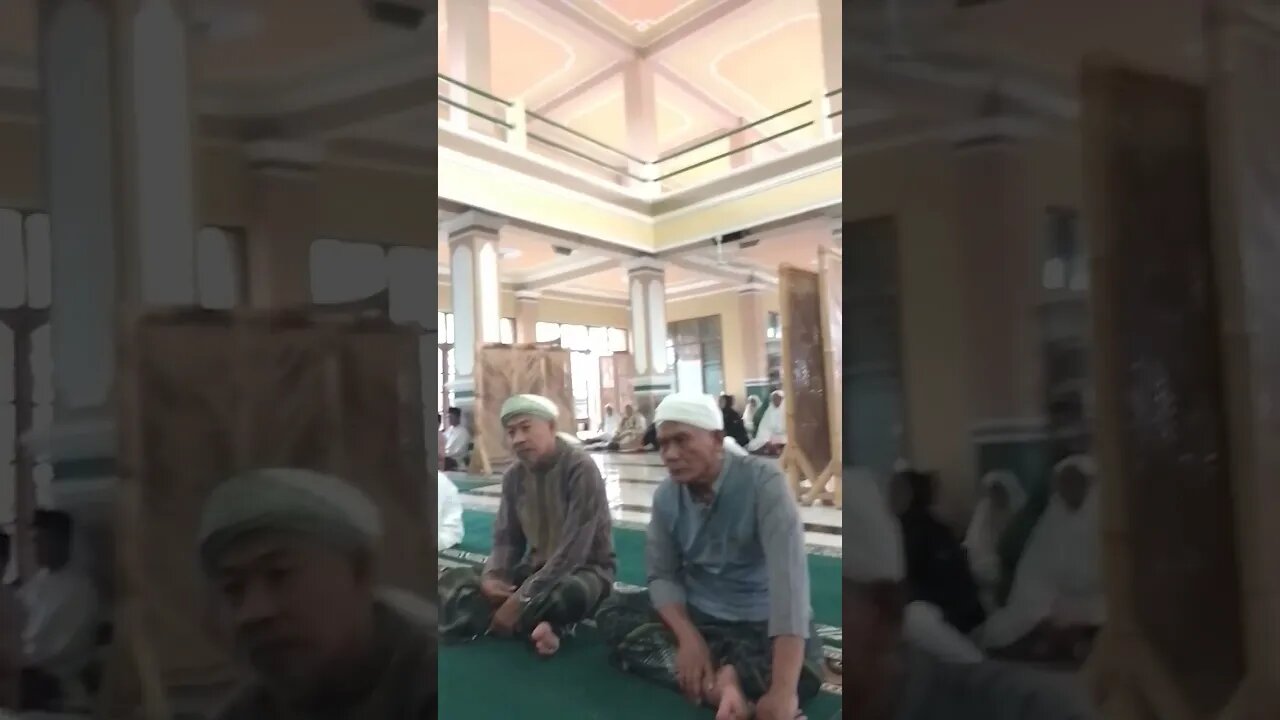 Suasana Pengajian Sore Ramadhan 1444H Masjid Jami' Puyung