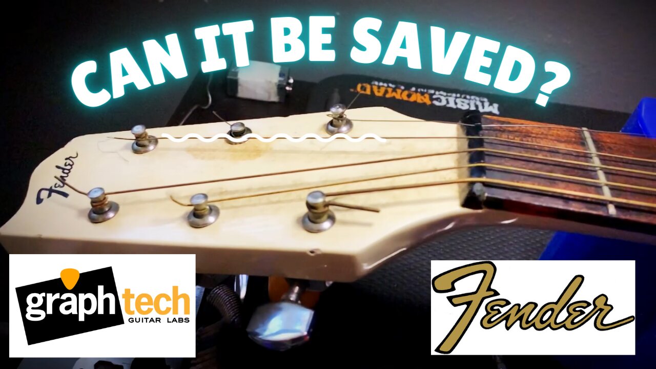 Fender Gemini IV | Can It Be Saved? | Nut & Tuning Key Repair