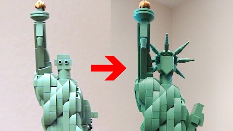 Lego Statue of Liberty Build