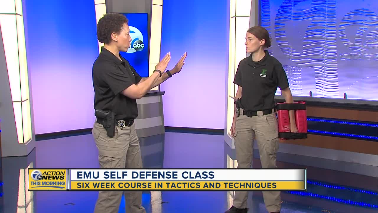 Women's defense course at Eastern Michigan University