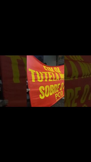 "Não acabou, tem que acabar, eu quero o fim da tutela militar"