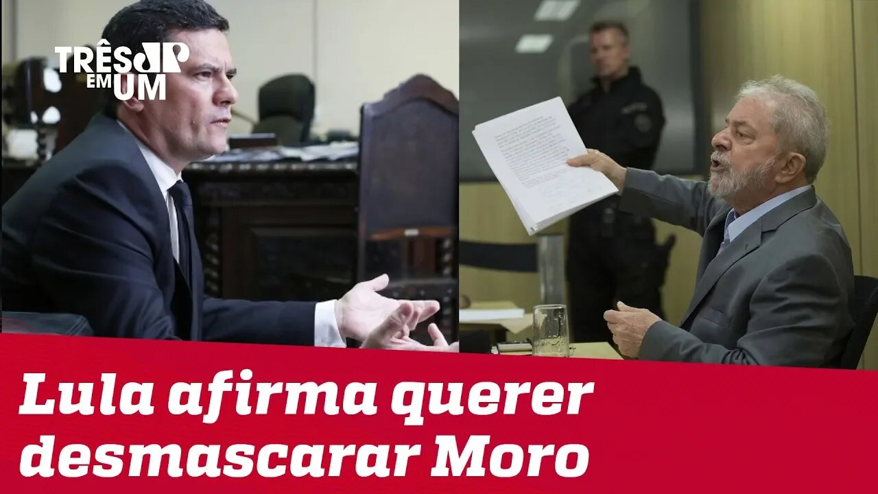 Na primeira entrevista após ser preso, Lula diz ter obsessão em desmascarar Moro e Dallganol