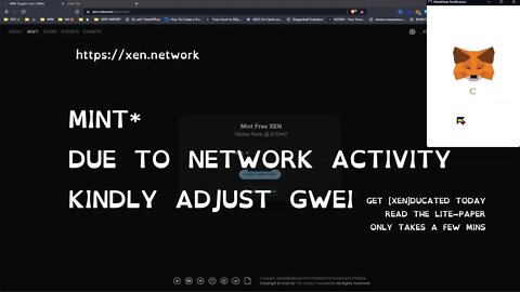 HOW TO MINT #XEN on #bsc