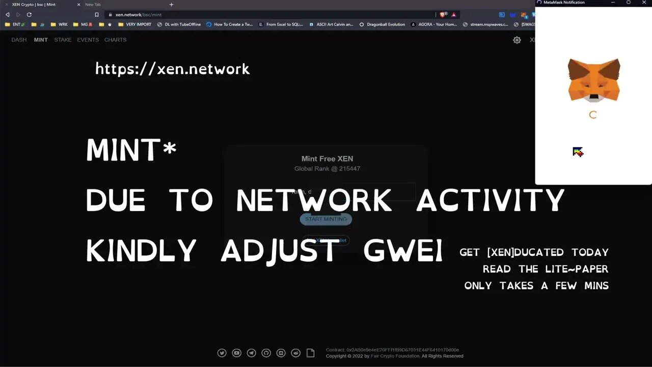HOW TO MINT #XEN on #bsc