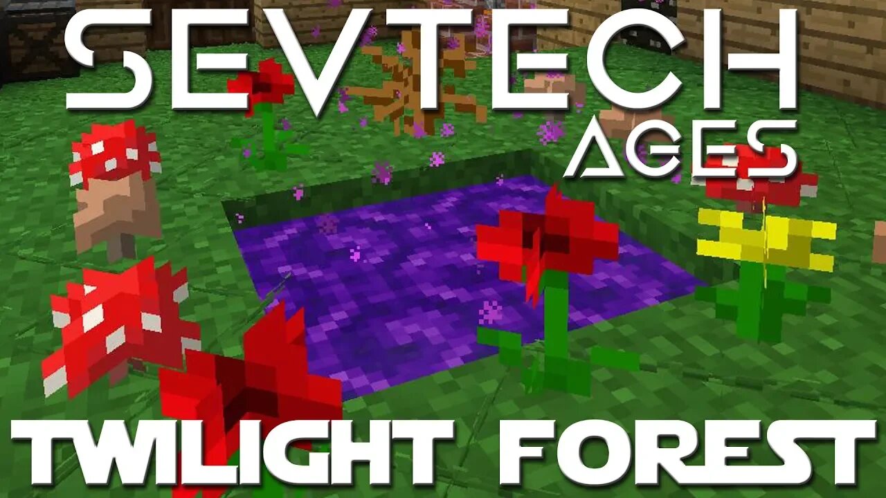 Minecraft SevTech Ages ep 23 - Making A Twilight Forest Portal