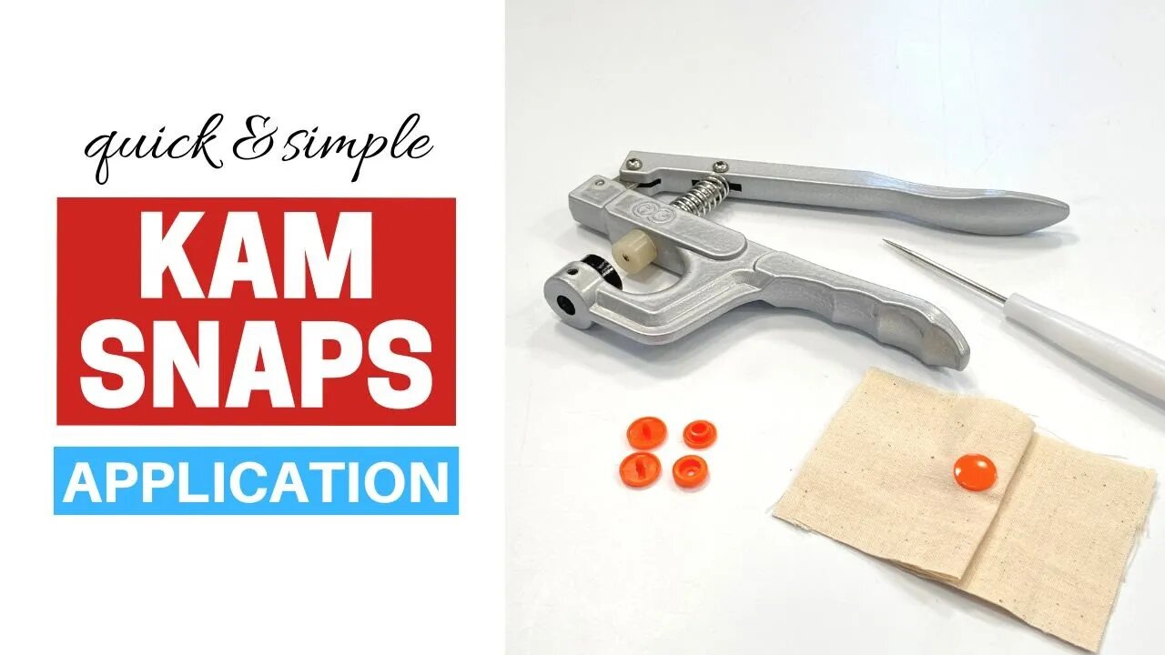 How To Apply Kam Snaps // Quick and Simple Tutorial