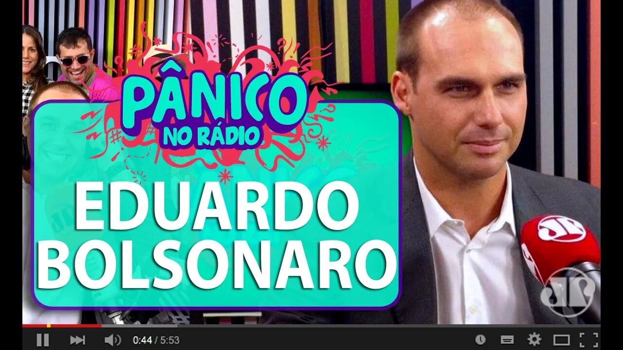 Eduardo Bolsonaro considera absurdo o STF admitir processo contra seu pai, Jair Bolsonaro | Pânico