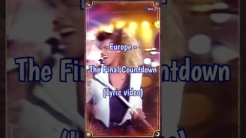 Europe - The Final Countdown #80smusic #trending #shorts