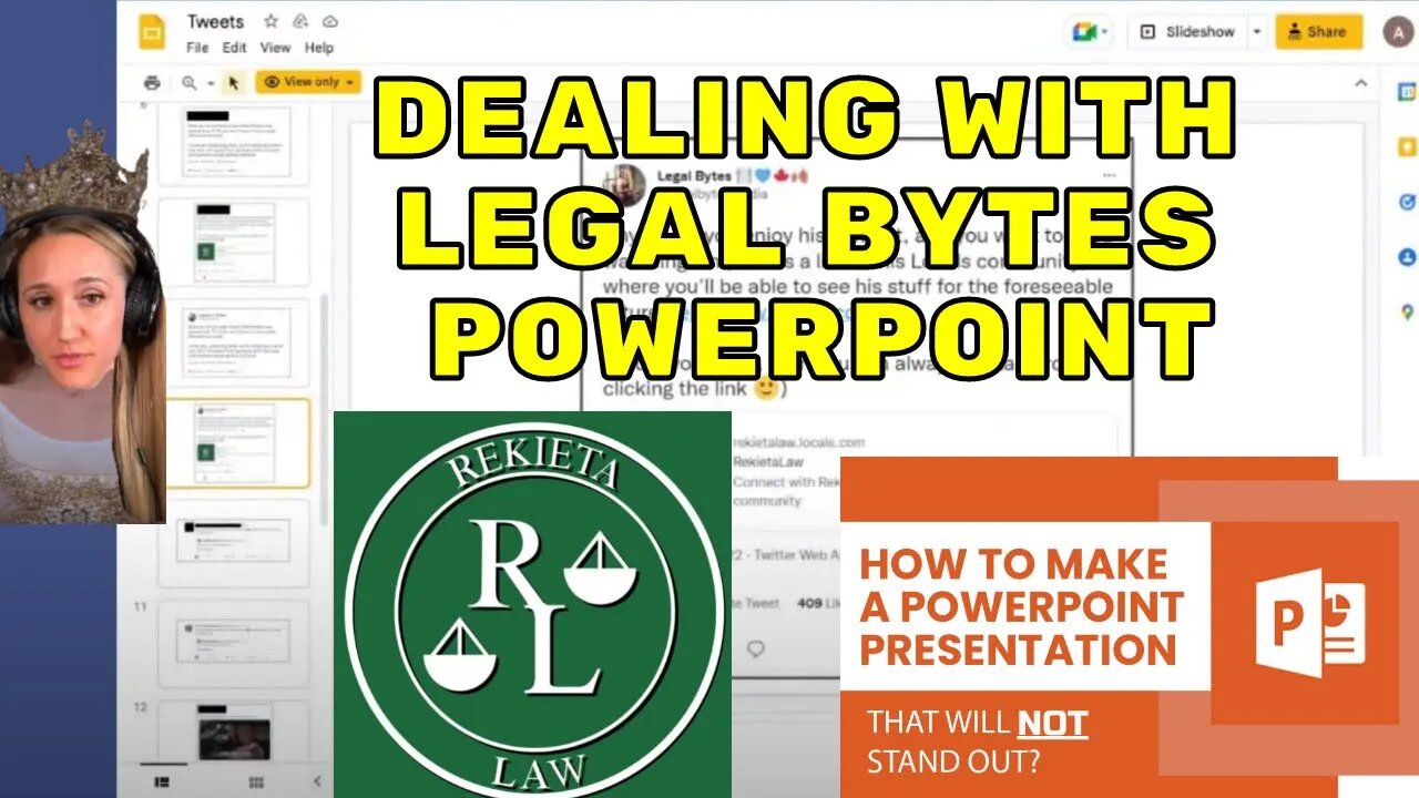 Dealing with Legal Bytes Bully PowerPoint Stream 🤣🍿