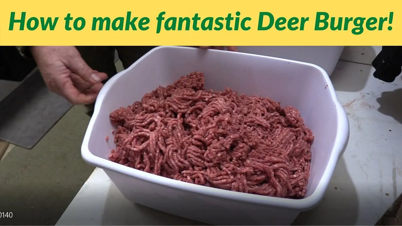 Deer Burger | The best ground venison!