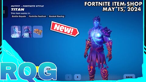 “NEW” TITAN SKIN IS HERE! FORTNITE ITEM SHOP (May 15, 2024)