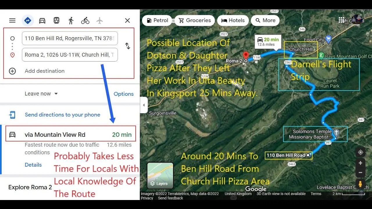 Robin Lane David Dotson Timeline - Robin Lies About Summers Shaved Head & Last Memory - Pizza Snack