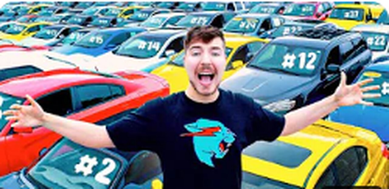 I Gave My 40,000,000th Subscriber 40 Cars