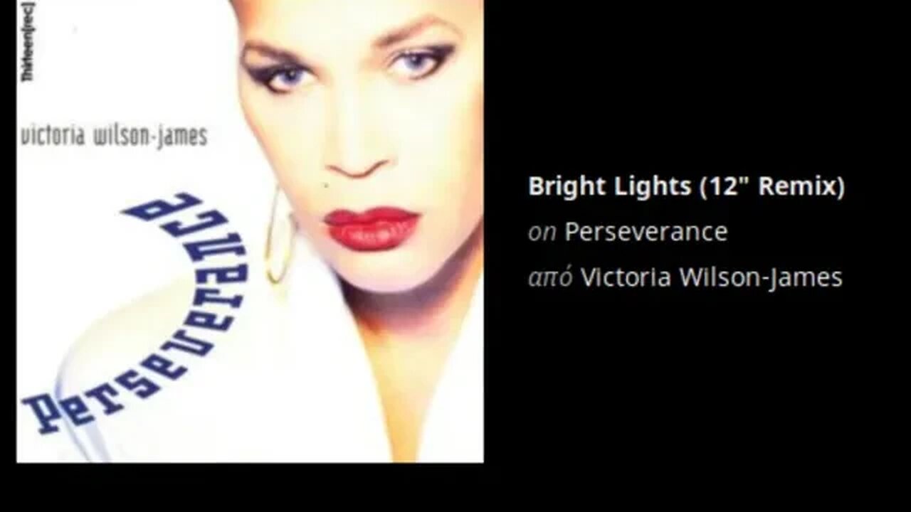Victoria Wilson James, Bright Light, Timmy Regisford 12" Remix