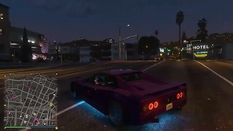 GTA5 Driving My Ferrari Around Los Santos / No Commentary