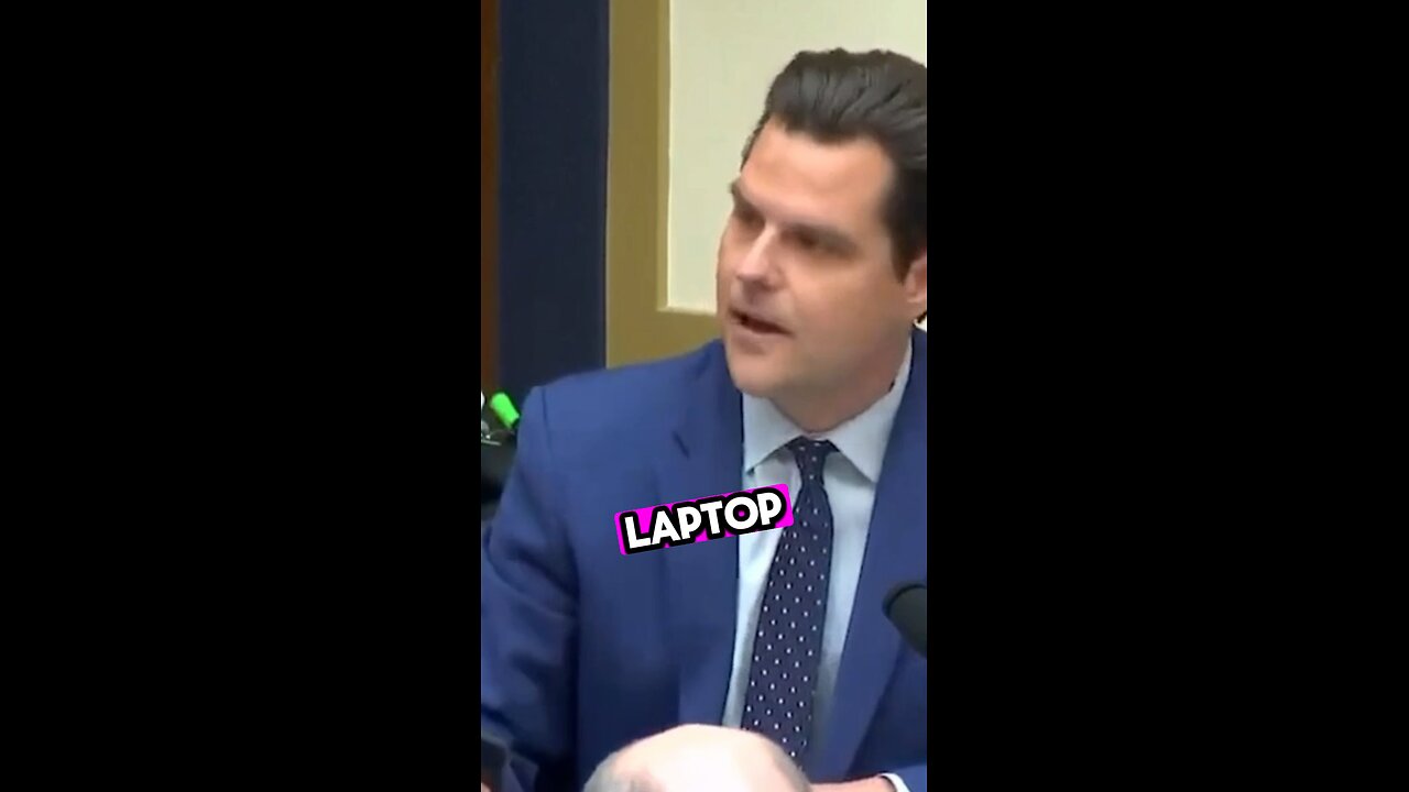 Matt Gaetz: The Man Behind Hunter Biden’s Laptop Revelation