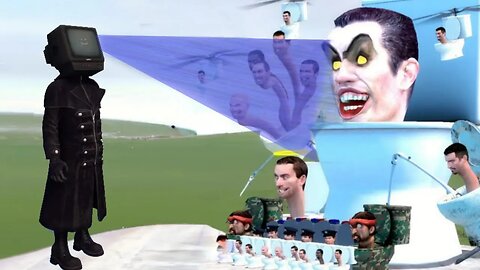 TV MAN VS SKIBIDI TOILET FAMILY!! (Garry's Mod)