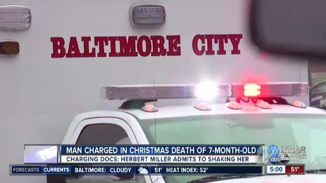 Man charged in Christmas death of girlfriend's 7-month-old child