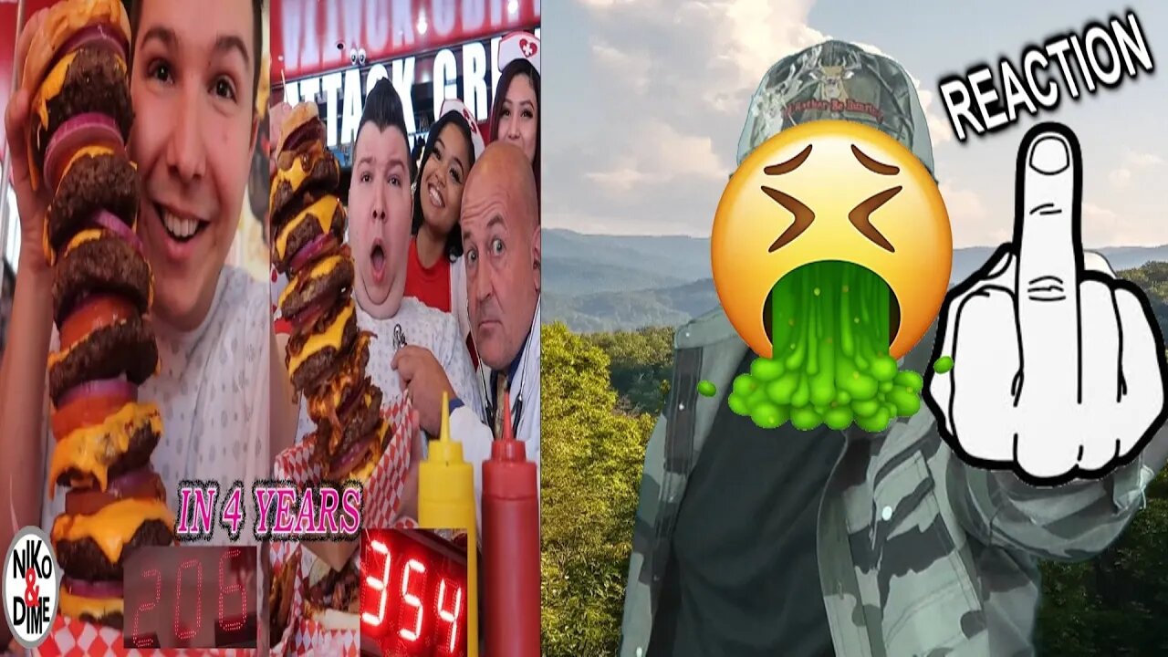 Nikocado Avocado Heart Attack Grill (Then To Now) (Niko & Dime) REACTION!!! (BBT)