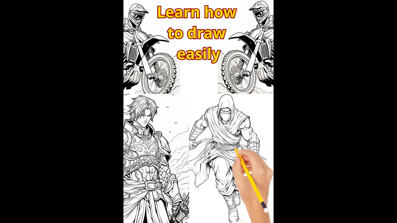 Learn how to draw easily - Heroes edition