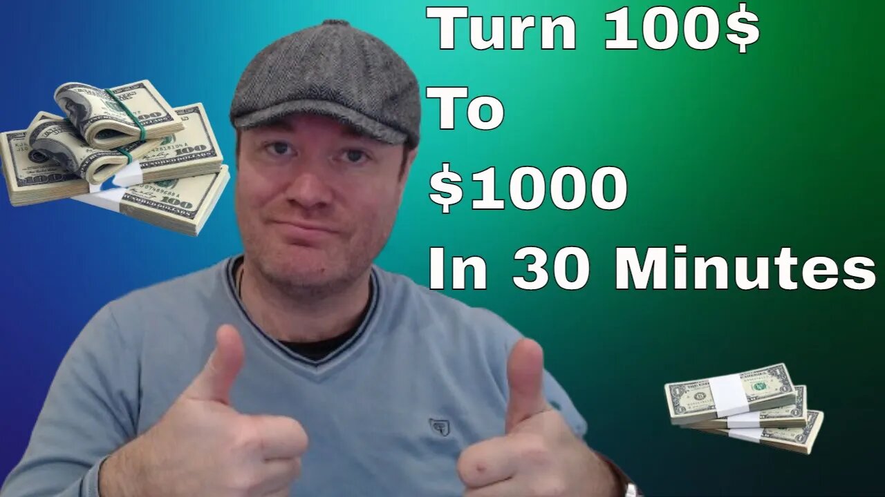 Turn Easy $100 Into $1000 in 30 minutes | NO RISK STRATEGY