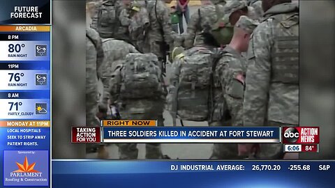 3 soldiers killed, 3 injured in training accident at Army airfield in Georgia