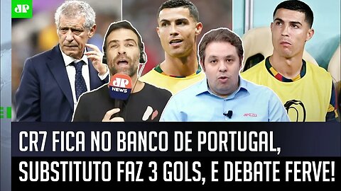 "Gente, É UM FATO! O Cristiano Ronaldo CADA VEZ MAIS está..." CR7 no BANCO de Portugal gera DEBATE!