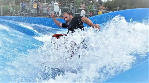 flowrider - Dave "Gilligan" - 3 at Soak City, Kings Island