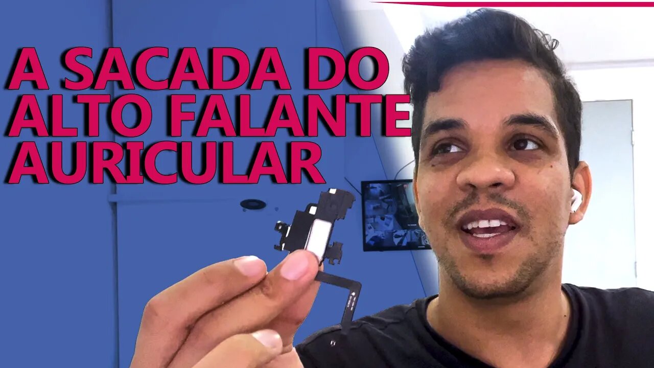 Como trocar o alto falante auricular do iPhone X ao 12 Pro Max