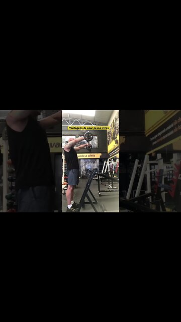 Vantagens de usar pesos livres #shorts #musculação