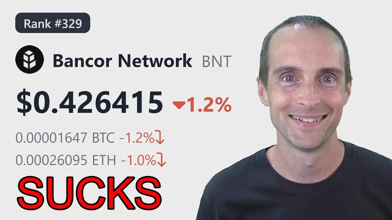 Bancor BNT is Obviously a Trash Crypto Investment That Will Never Beat Bitcoin