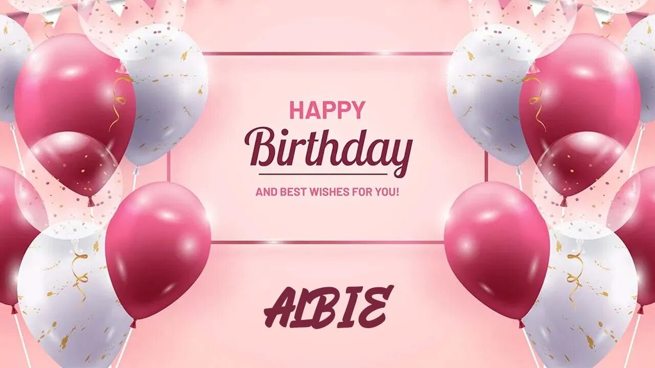 Happy Birthday to Albie - Birthday Wish From Birthday Bash