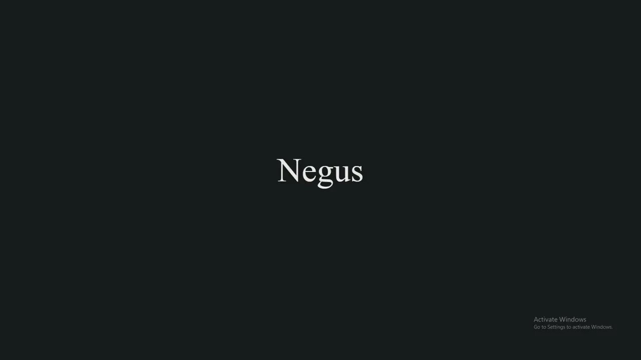 How to Pronounce Negus