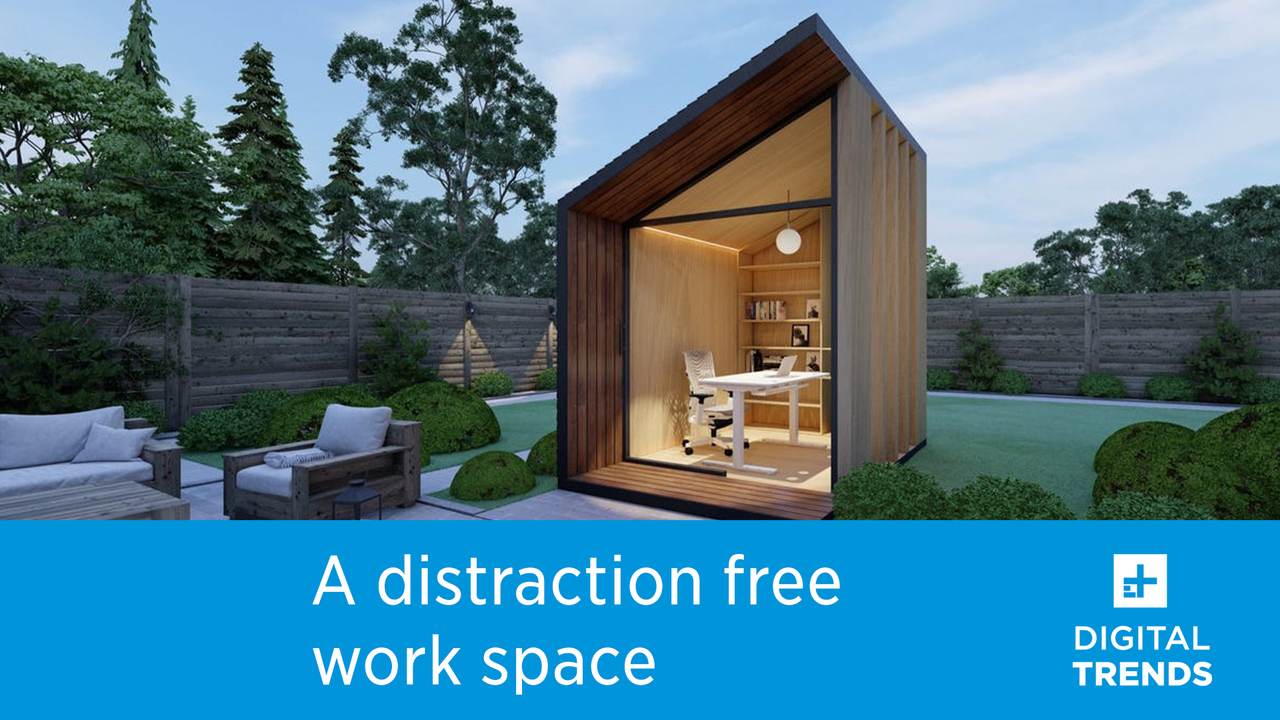 The Zen Work Pod is the perfect work-from-home upgrade