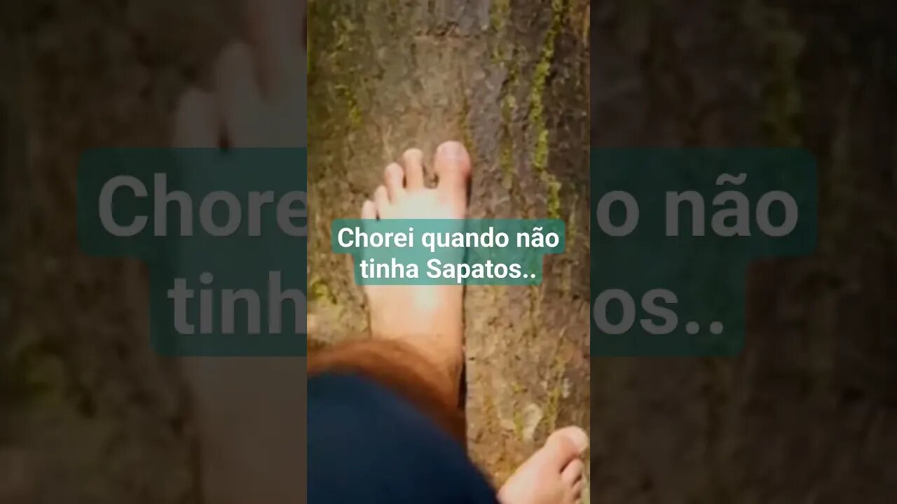 Chorei quando não tinha sapatos.#short #motivaçãopessoal #motivationalstatus #motivationalvideo