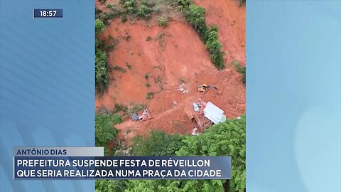 Antônio Dias: Prefeitura Suspende Festa de Réveillon que Seria Realizada numa Praça da Cidade.