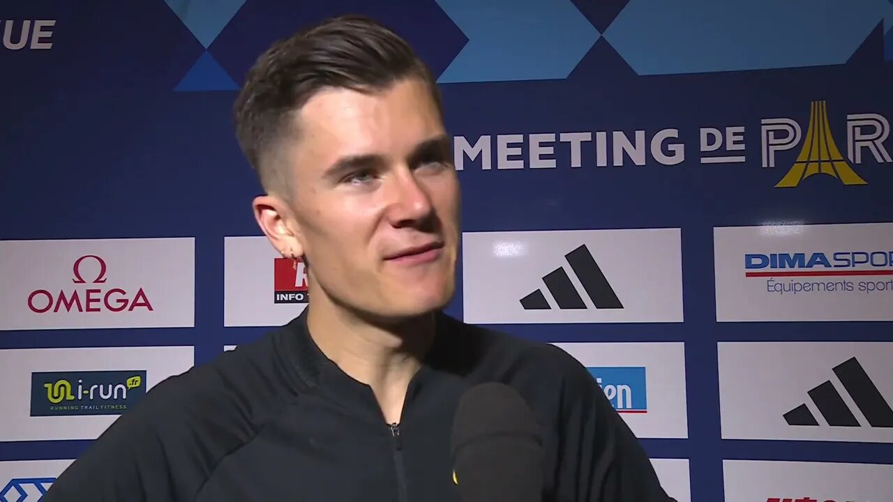 Jakob Ingebrigtsen after his 2 Mile World record