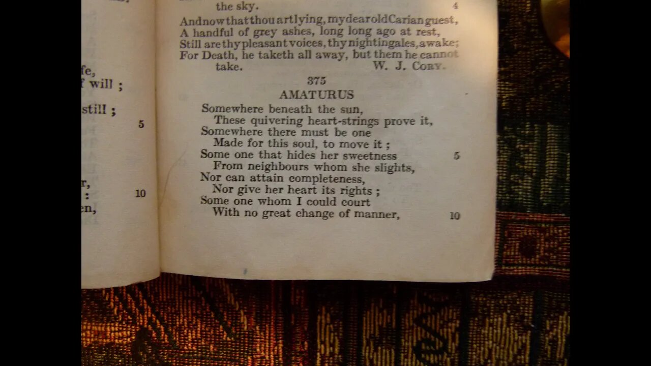 Amaturus - W. J. Cory
