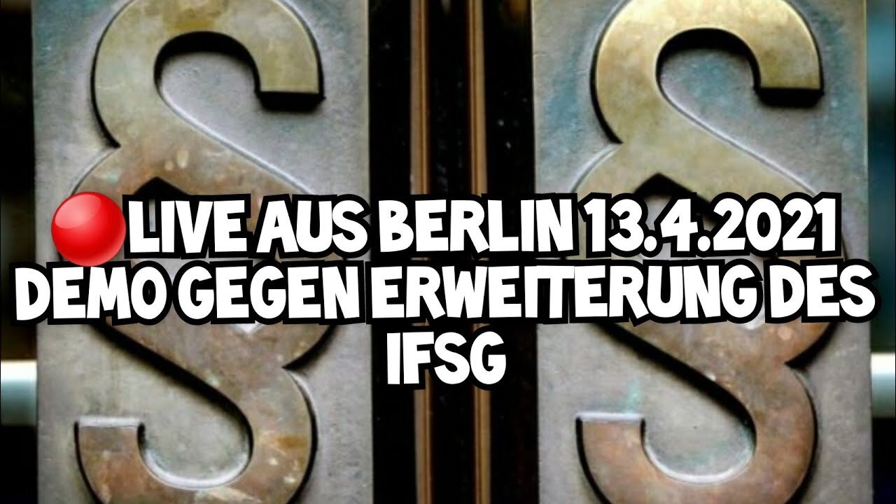 Live aus Berlin 13.04.2021 - IfSG §28b