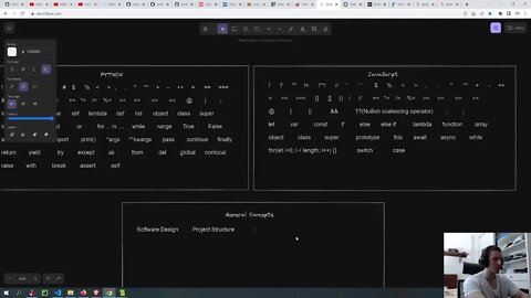 Structuring first videos, JavaScript vs Python part 1