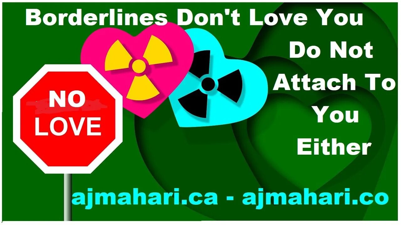 Borderlines Don't Love Codependent Denial and Projection of "BPD Love" | A.J. Mahari