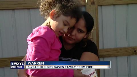 Fire cost Warren family their home, but 5-year-old saved their lives