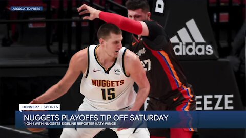 Nuggets playoff preview: 1-on-1 with sideline reporter Katy Winge