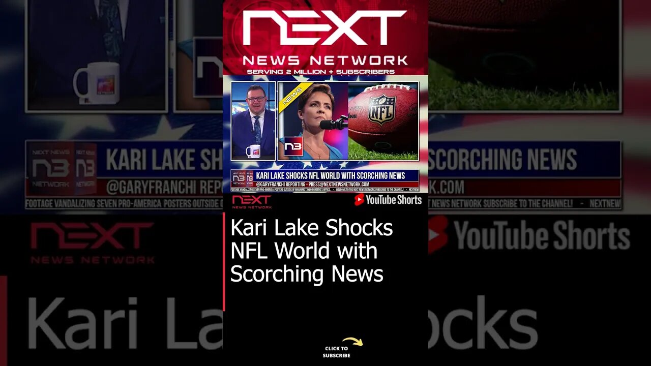 Kari Lake Shocks NFL World with Scorching News #shorts