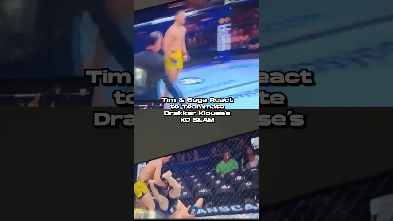 Suga Sean & Timbo's React to Teammate's SLAM KO (Drakkar Klose!)