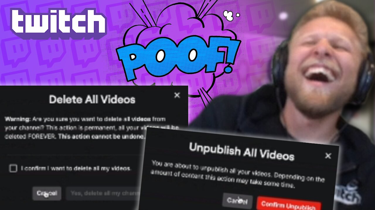 Twitch's new DMCA "tool", just deletes ALL your VoDs...
