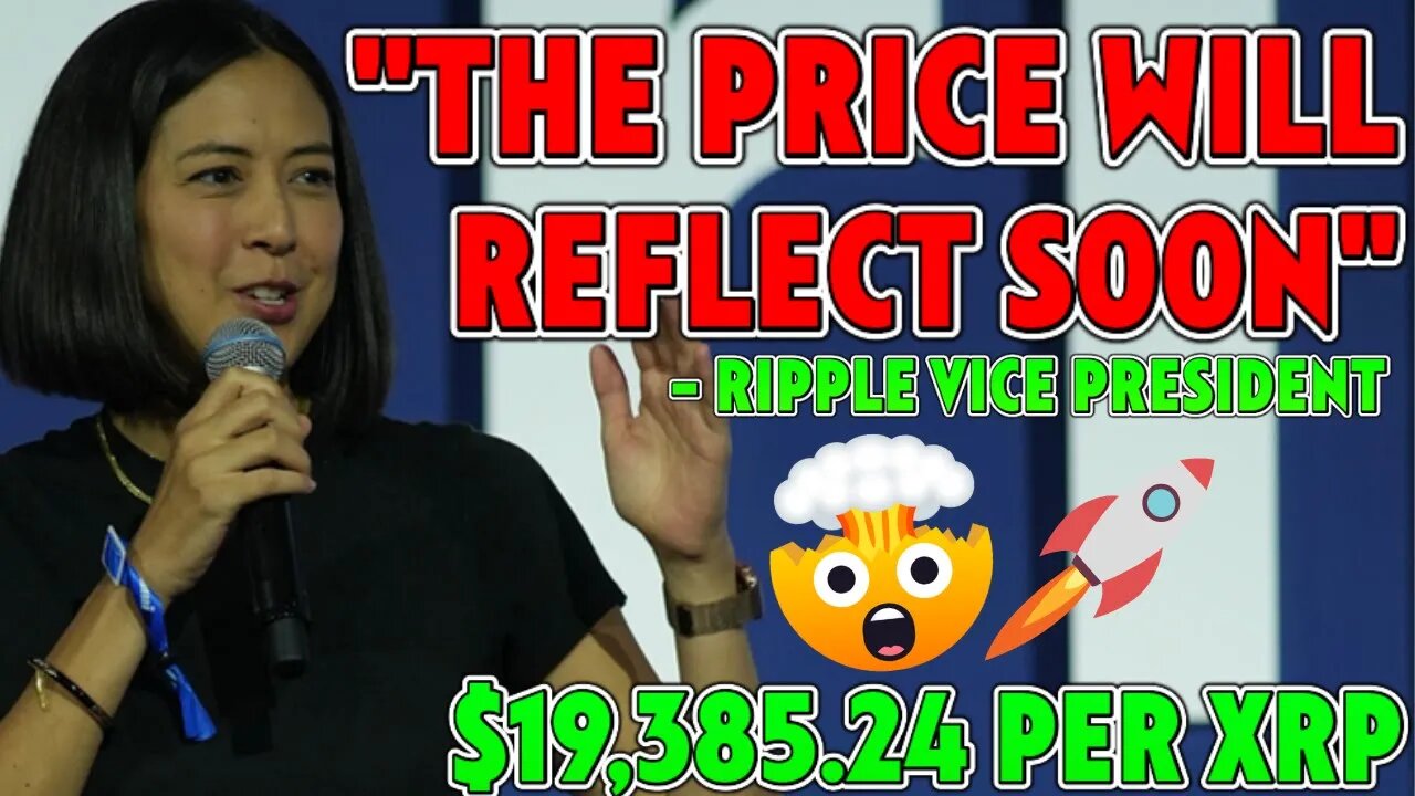 RIPPLE XRP DIRECTOR SAYS "THE PRICE WILL REFLECT SOON" | RETAIL TO BE RESTRICTED $19,385.24 PER XRP