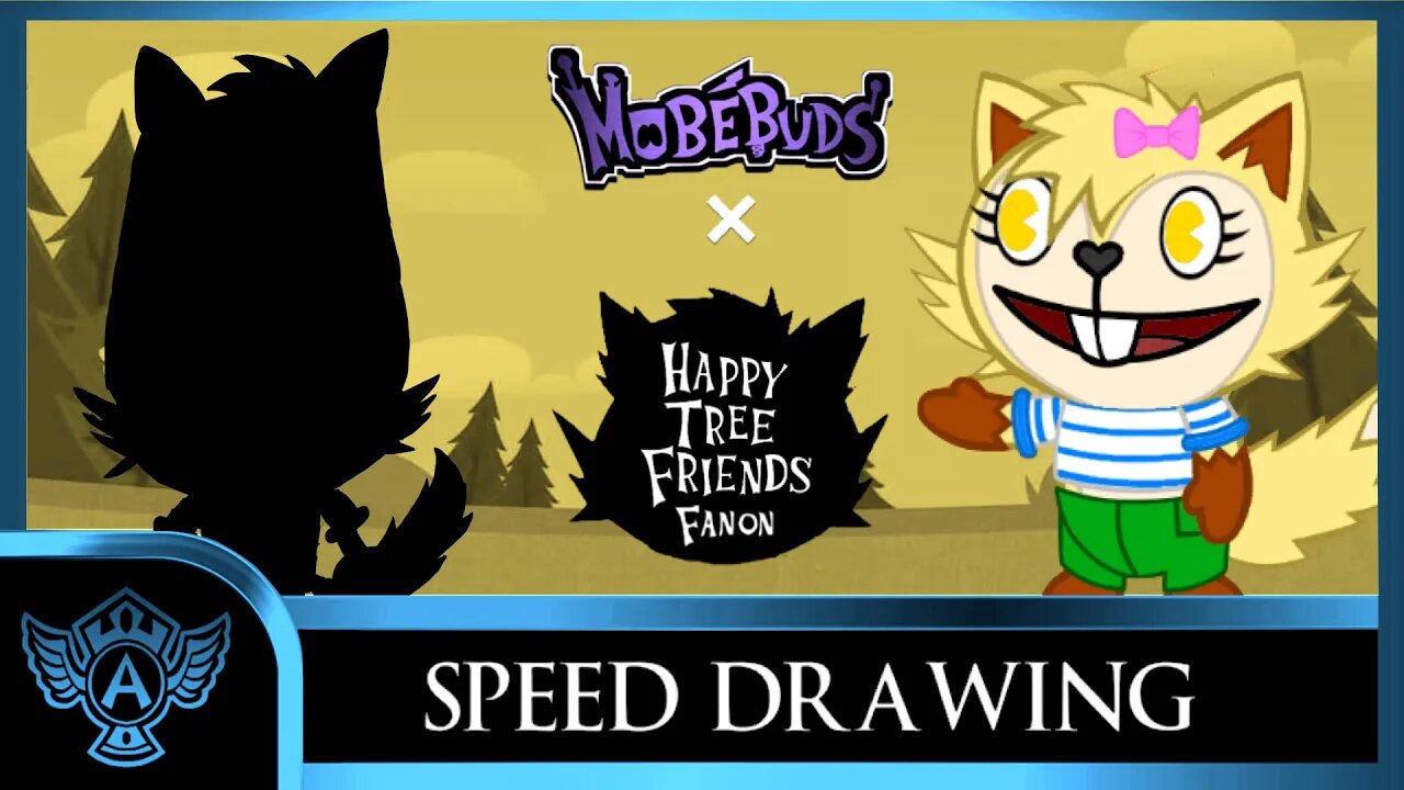 Speed Drawing: Happy Tree Friends Fanon - Anna | Mobebuds Style