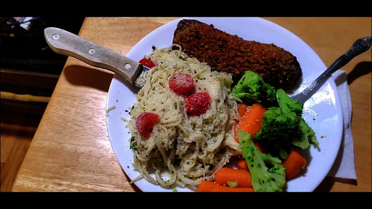 Dinner In Two Minutes - Kansas City Steaks & Pesto